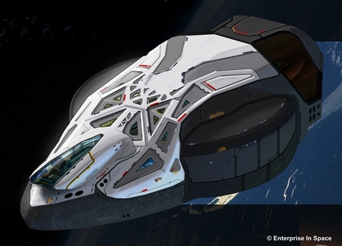 Graphic of the NSS Enterprise.