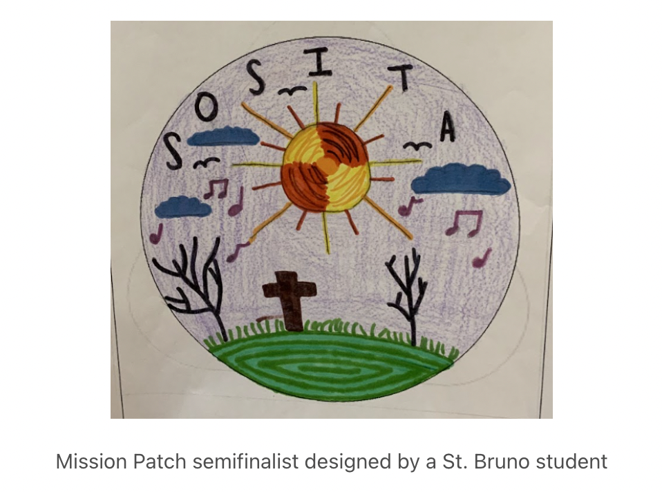 Hand drawn mission patch with SOSITA written across the top