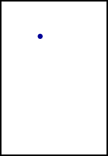 animation of projected and falling ball