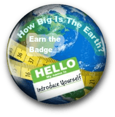 "How Big is the Earth?" button